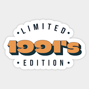 1991's Limited Edition Retro Sticker